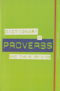 Image of Dictionary of Proverbs and Their Origins